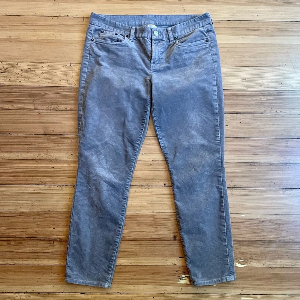 J. Crew skinny, toothpick corduroy pants. Size 30.
